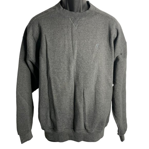 Vintage 90s Starter Crewneck Sweatshirt L Grey Fleece Heavyweight Pro80  Pullover www.imisca.jp